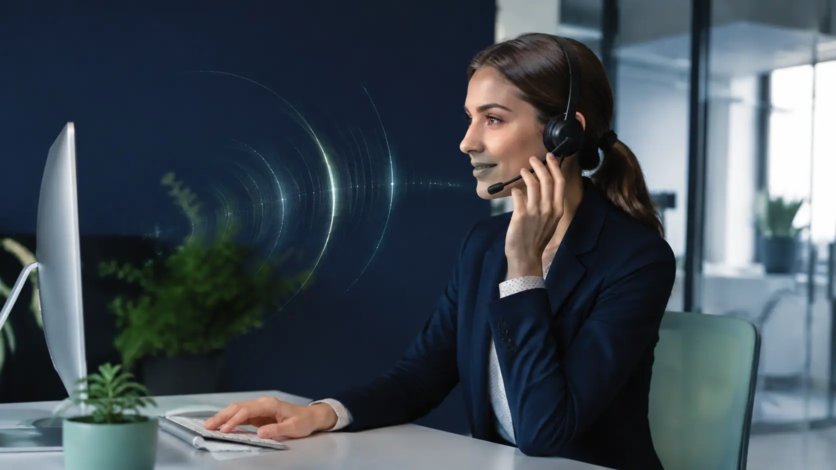 Recepcionista con inteligencia artificial integrada con una centralita virtual